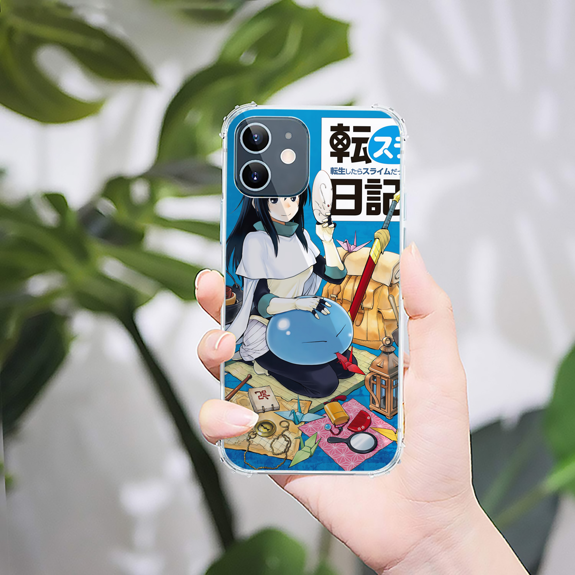 （画像用） 転スラ Regarding Reincarnated to Slime 【iPhone 12シリーズ対応】透明スマホケース（クリアソフトケース）
